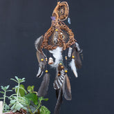 3D Crystal Dreamcatcher Mobile: Spiritual Protection, Boho Wall Decor, Meditation Room, Chakra Cleansing, Anxiety & Stress Relief Tool